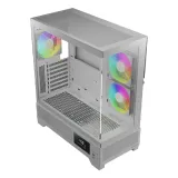 CASE GAMDIAS ATLAS M1 WHITE – MID TOWER| 3 FAN ARGB PWM| FULL WHITE | GPU 410MM